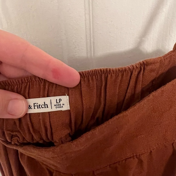 Abercrombie & Fitch Brown spaghetti strap maxi dress - Picture 4 of 4